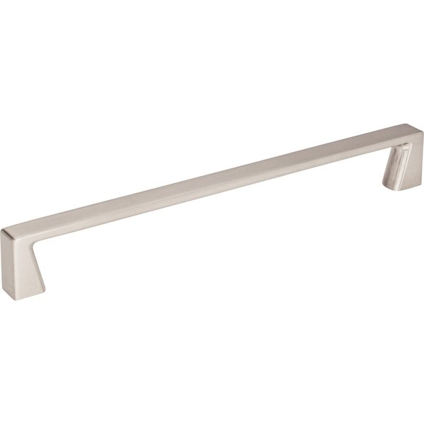 Jeffrey Alexander 192 mm Center-to-Center Satin Nickel Square Boswell Cabinet Pull 177-192SN